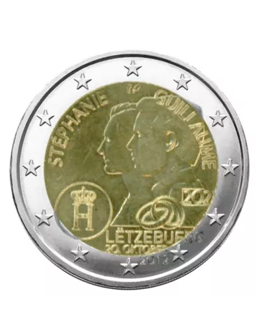 2 EURO COMMEMORATIVE 2022 : LUXEMBOURG (10 Ans du Mariage du couple héritier)