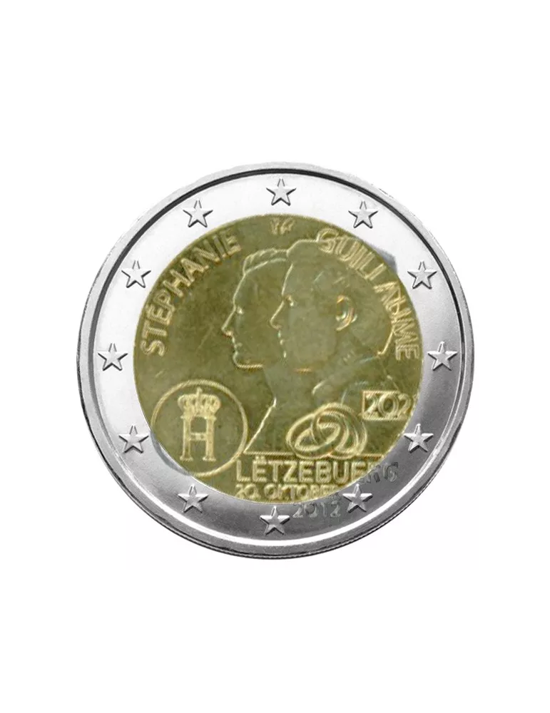 2 EURO COMMEMORATIVE 2022 : LUXEMBOURG (10 Ans du Mariage du couple héritier)