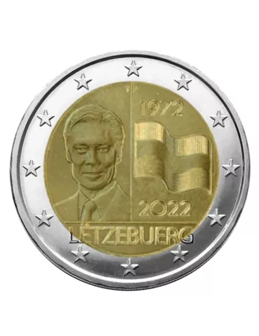 2 EURO COMMEMORATIVE 2022 : LUXEMBOURG (50 Ans du Drapeau Tricolore)