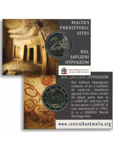 BU : 2 EURO COMMEMORATIVE 2022 : MALTE (Hypogée de Hal Saflieni)