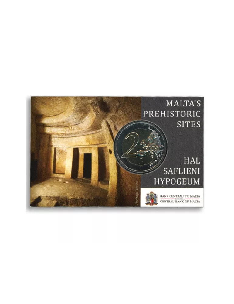 BU : 2 EURO COMMEMORATIVE 2022 : MALTE (Hypogée de Hal Saflieni)