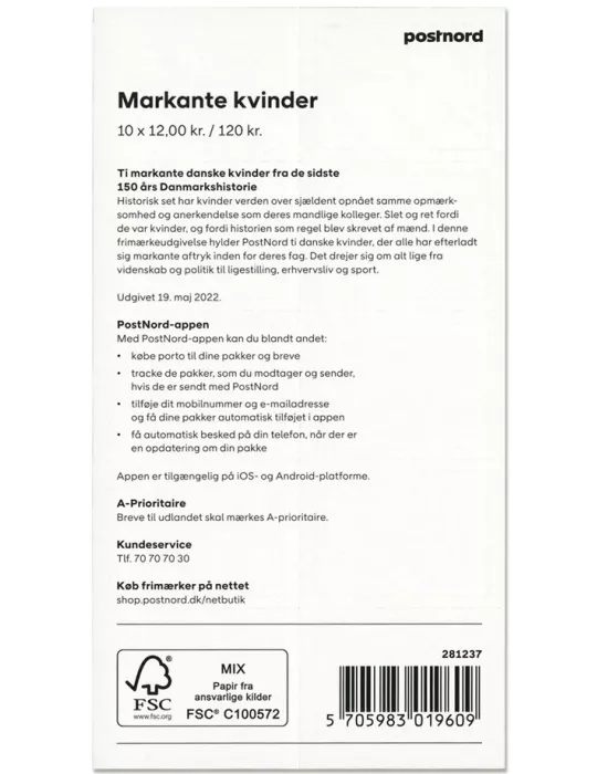 n°C2026 - Timbre DANEMARK Carnets