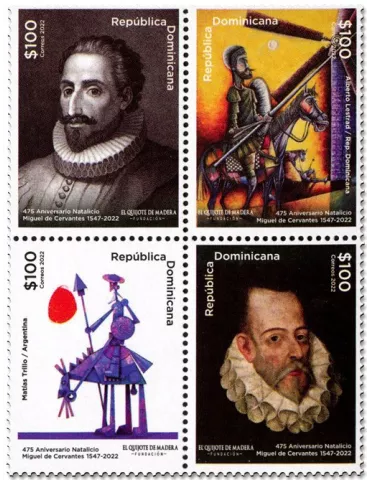 n° 2284/2287 - Timbre DOMINICAINE Poste