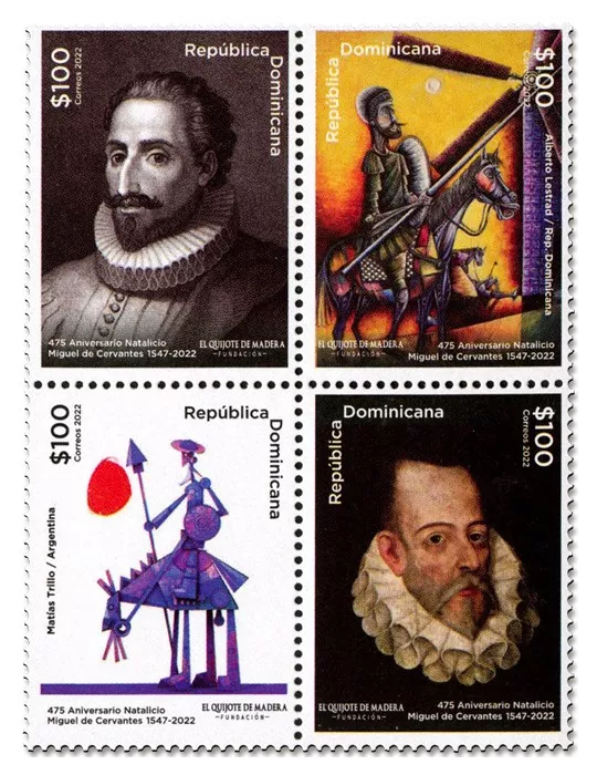 n° 2284/2287 - Timbre DOMINICAINE Poste