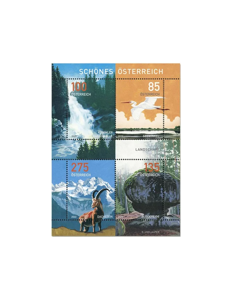n°3520/3523 - Timbre AUTRICHE Poste
