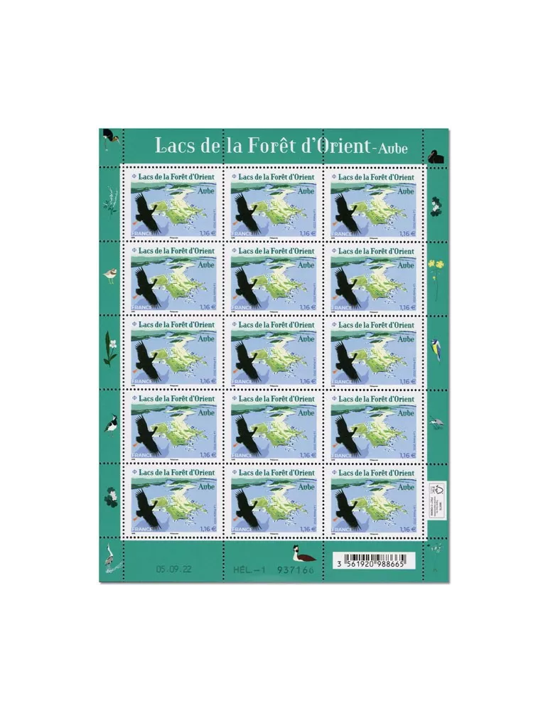 n° F83 - Timbre France Feuillets de France (n° 5628)