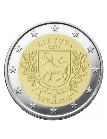 2 EURO COMMEMORATIVE 2022 : LITUANIE (Région historique de Suvalkja)