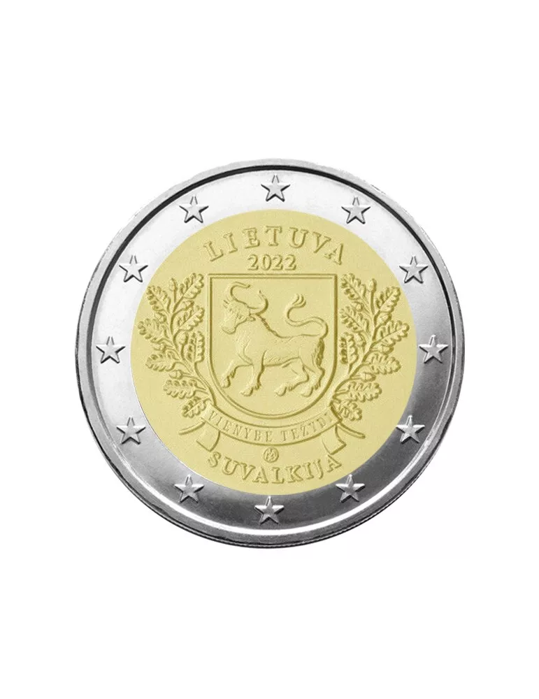 2 EURO COMMEMORATIVE 2022 : LITUANIE (Région historique de Suvalkja)