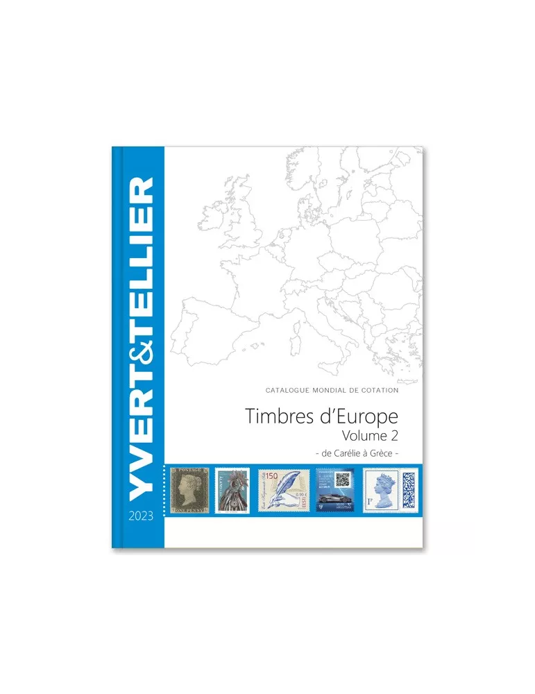 EUROPE Volume 2 - 2023 (Catalogue des timbres des pays d´Europe de C à G)