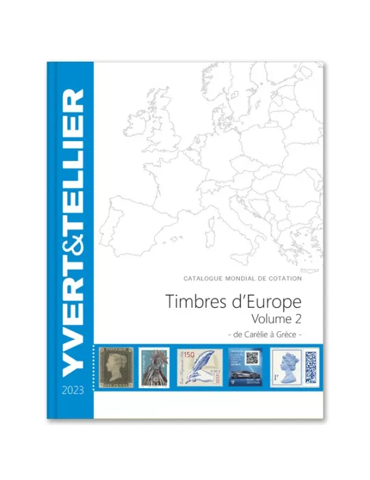 EUROPE Volume 2 - 2023 (Catalogue des timbres des pays d´Europe de C à G)