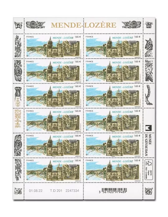 n° F84 - Timbre France Feuillets de France (n° 5632)