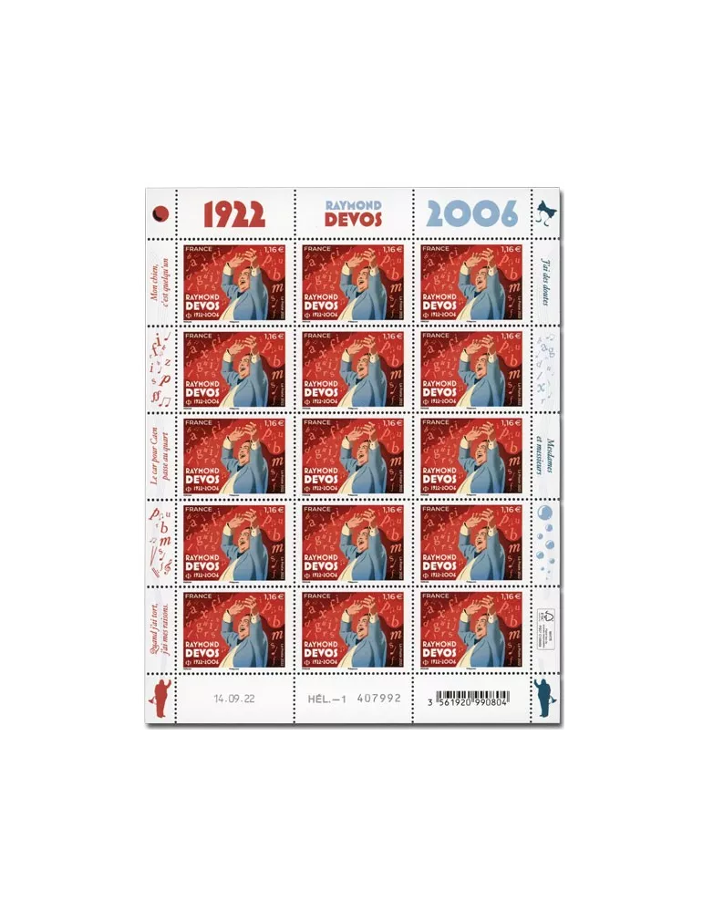 n° F85 - Timbre France Feuillets de France (n° 5639)