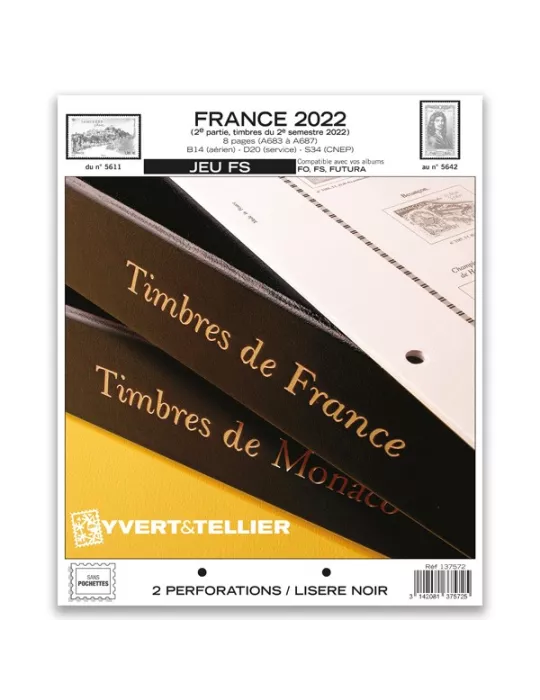 FRANCE FS : 2022 - 2E SEMESTRE (JEUX SANS POCHETTES)