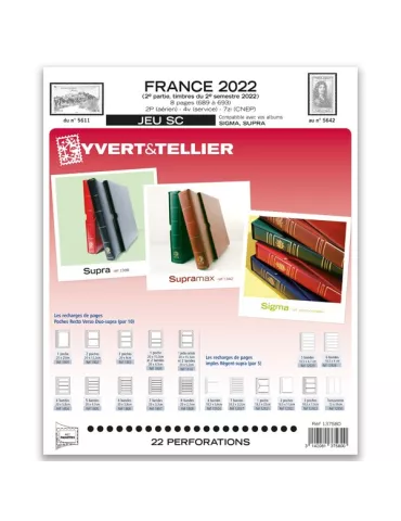 FRANCE SC : 2022 - 2E SEMESTRE (JEUX AVEC POCHETTES)