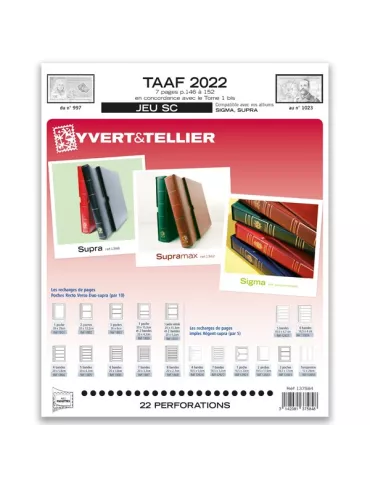 TAAF SC : 2022 (JEUX AVEC POCHETTES)