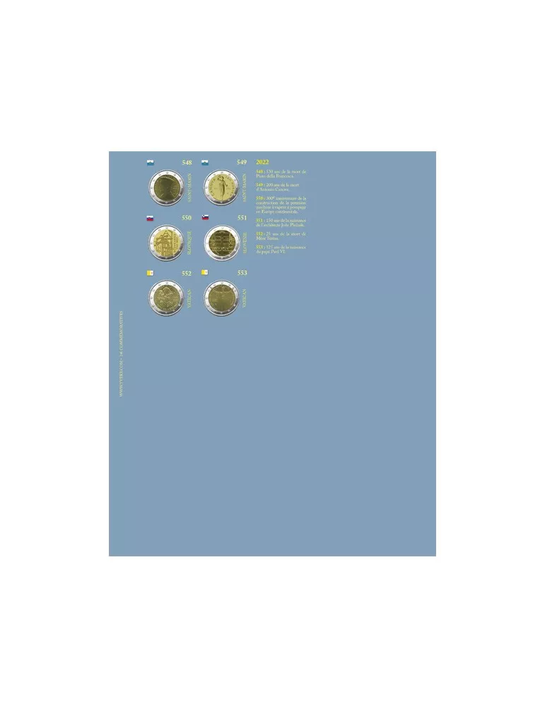 Recharges 2€ COMMÉMORATIFS (2022)