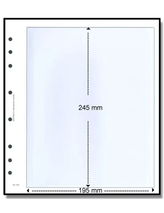 Feuille AV : 1 poche (x5) - AV EDITIONS®