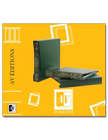 Reliure + Etui AV (Vert Cèdre et or) - AV EDITIONS®