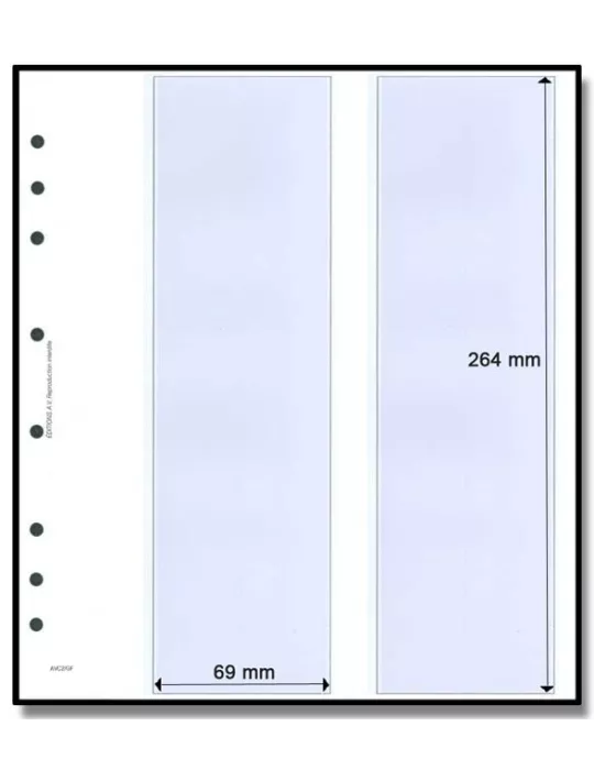 Feuille AV : pour 2 carnets grand format (x10) - AV EDITIONS®