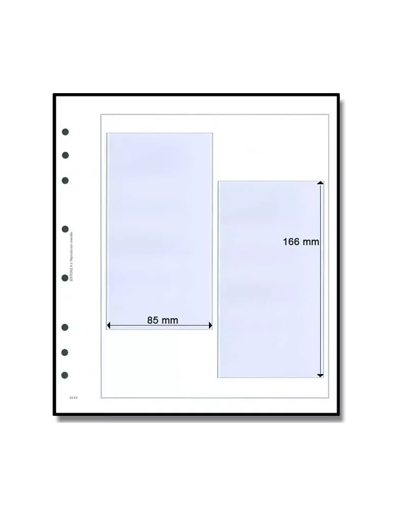 Feuille AV : pour 2 carnets (x10) - AV EDITIONS®