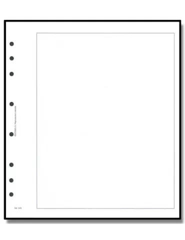 Feuille AV : blanche avec cadre (x10) - AV EDITIONS® 2