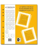 Feuille AV : pour minifeuille horizontale (x10) - AV EDITIONS®