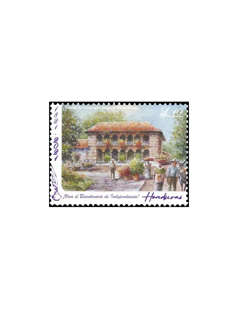 n° 327/330 - Timbre HONDURAS Poste