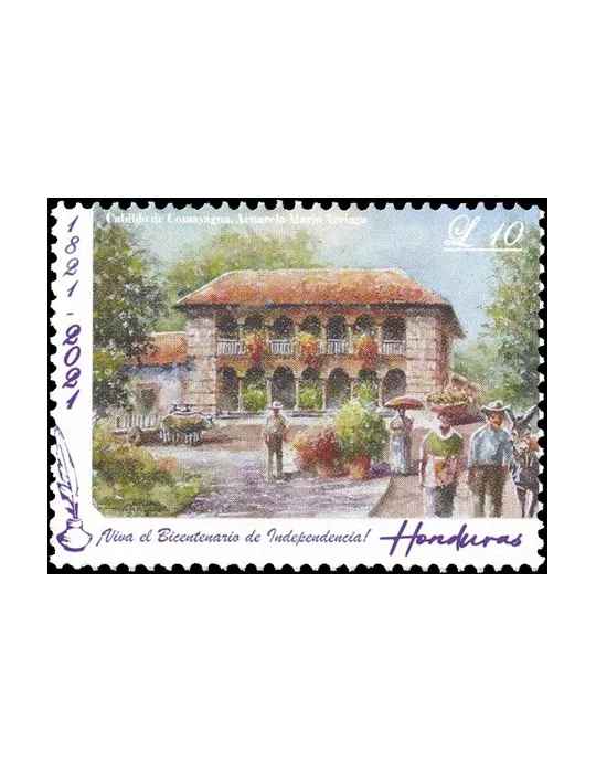 n° 327/330 - Timbre HONDURAS Poste