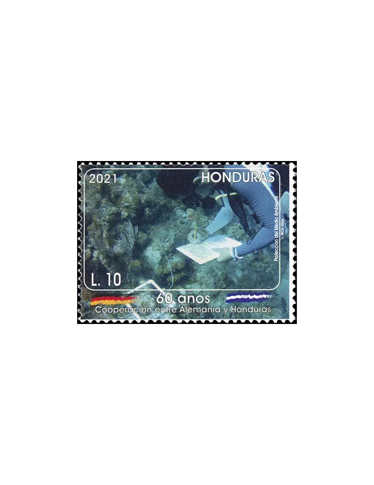 n° 331/334 - Timbre HONDURAS Poste