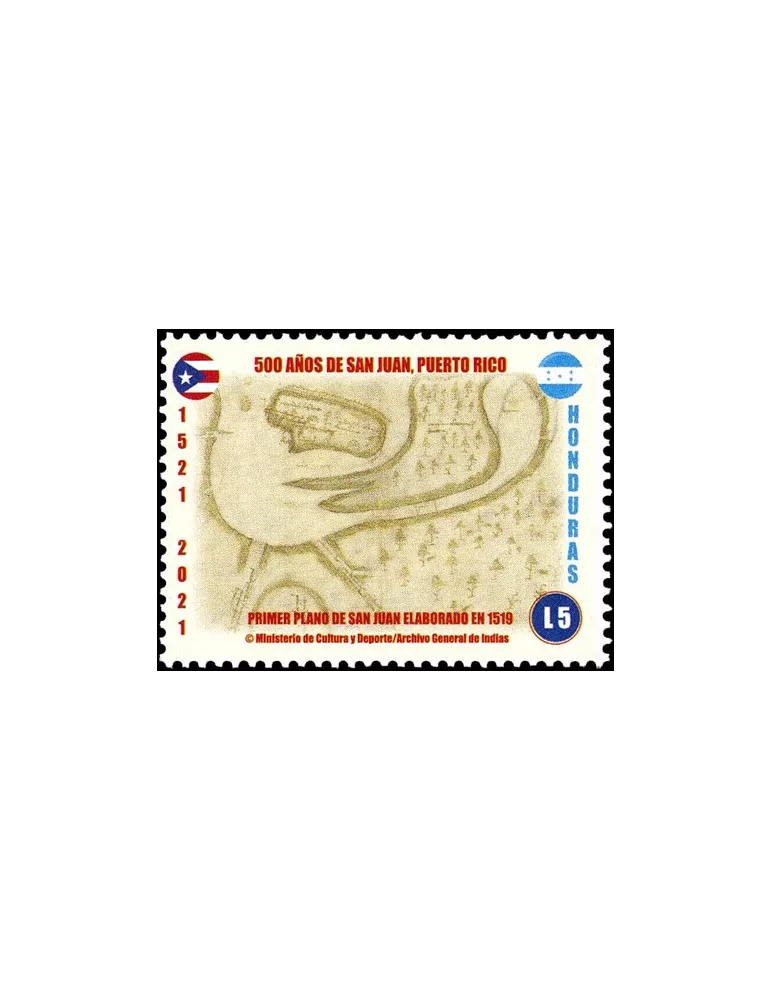n° 335a/338a - Timbre HONDURAS Poste