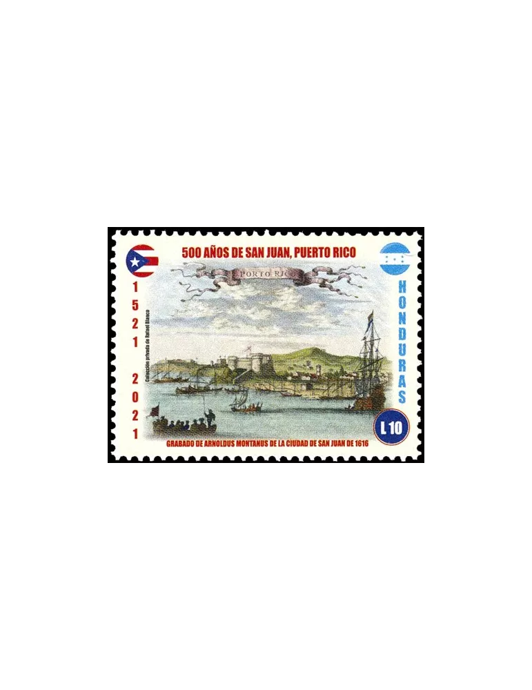 n° 335a/338a - Timbre HONDURAS Poste
