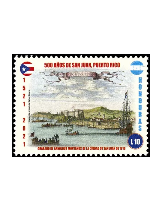 n° 335a/338a - Timbre HONDURAS Poste