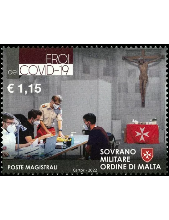 n° 1625/1628 - Timbre ORDRE de MALTE Poste