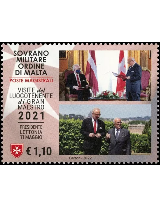 n° 1633/1634 - Timbre ORDRE de MALTE Poste