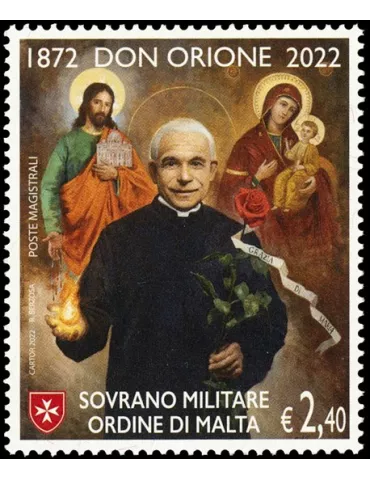 n° 1635 - Timbre ORDRE de MALTE Poste