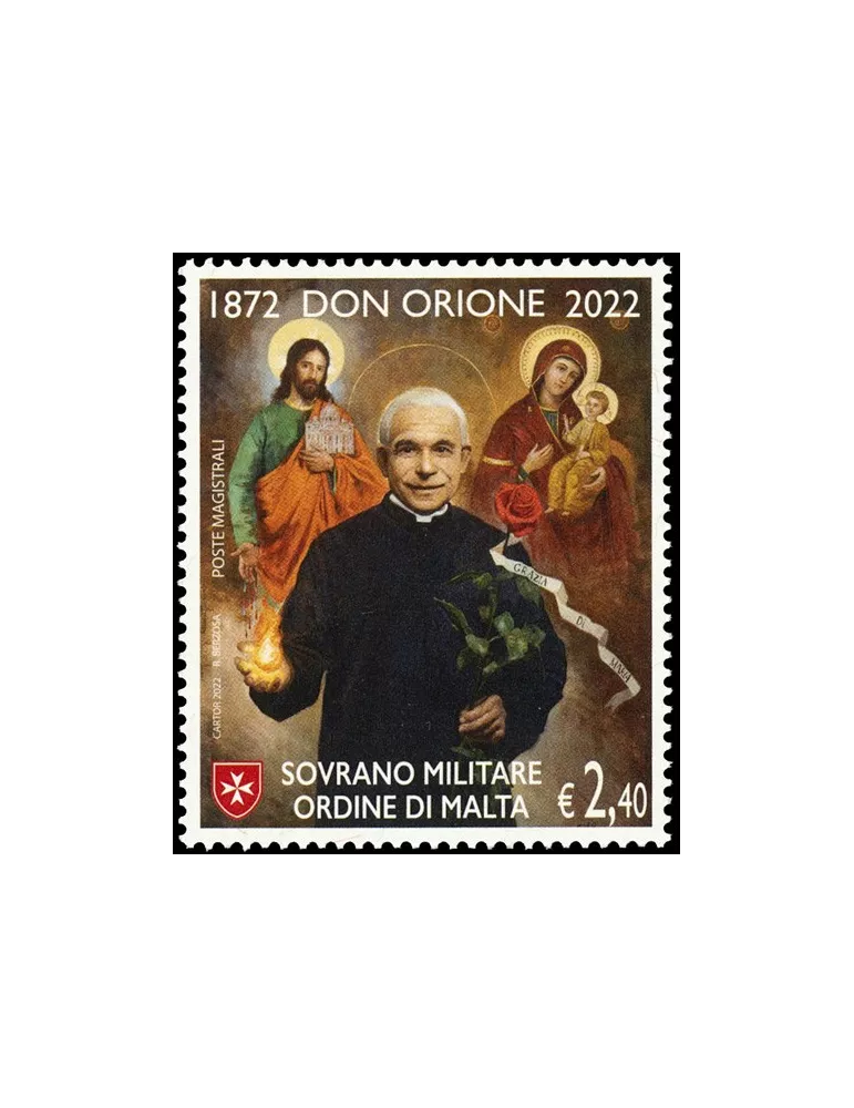 n° 1635 - Timbre ORDRE de MALTE Poste