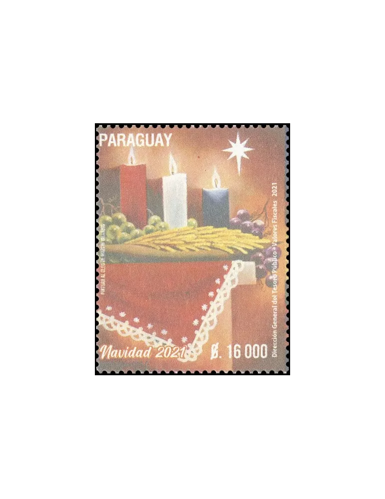 n° 3325 - Timbre PARAGUAY Poste