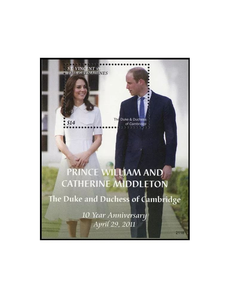 n° 837 - Timbre SAINT-VINCENT Blocs et feuillets