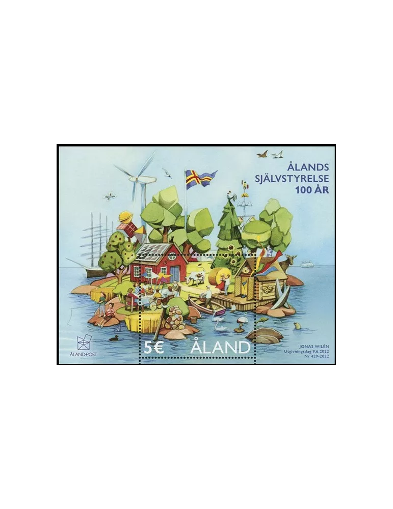 n° F526 - Timbre ALAND Poste