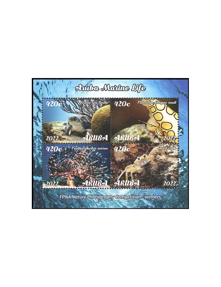 n° 17 - Timbre ARUBA Blocs et feuillets