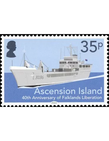 n° 1253/1256 - Timbre ASCENSION Poste 2