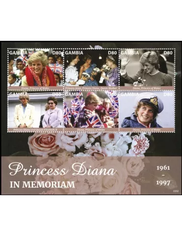 n° 6282/6287 - Timbre GAMBIE Poste