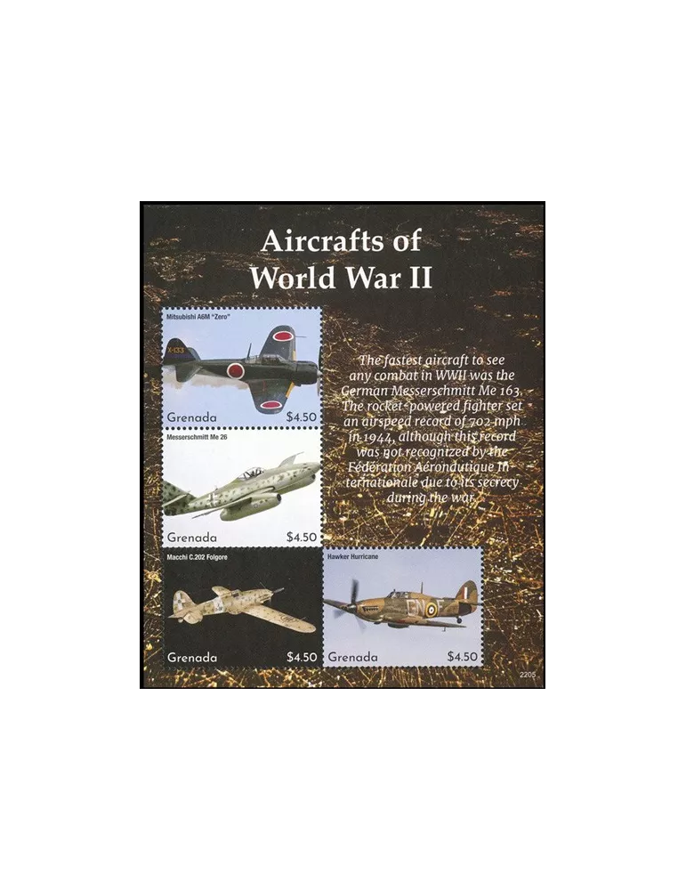 n° 6595/6598 - Timbre GRENADE Poste