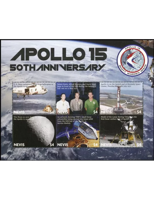 n° 2962/2967 - Timbre NEVIS Poste