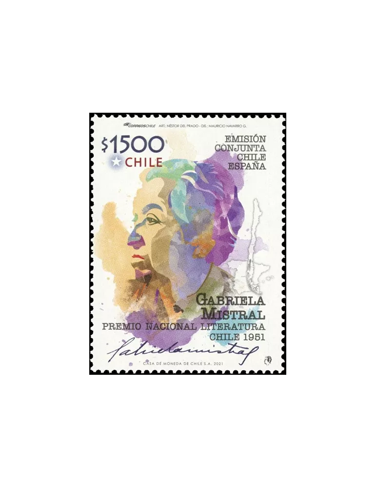 n° 2173 - Timbre CHILI Poste