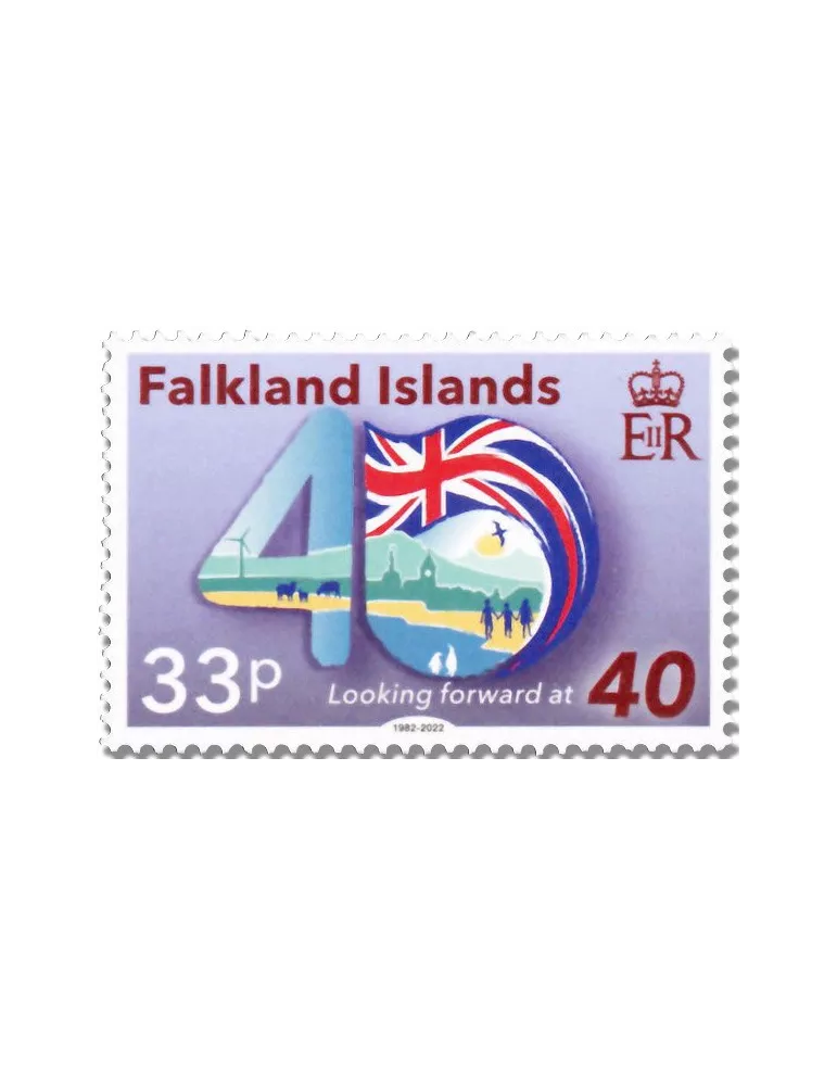 n° 1390/1393 - Timbre FALKLAND Poste