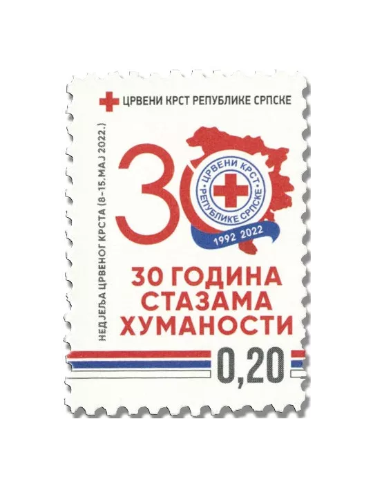 n° 53 + 53a - Timbre REPUBLIQUE SERBE (DE BOSNIE) Timbres de bienfaisance