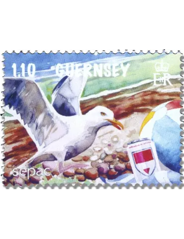 n° 1925/1927 + n°1924 - Timbre GUERNESEY Poste 2