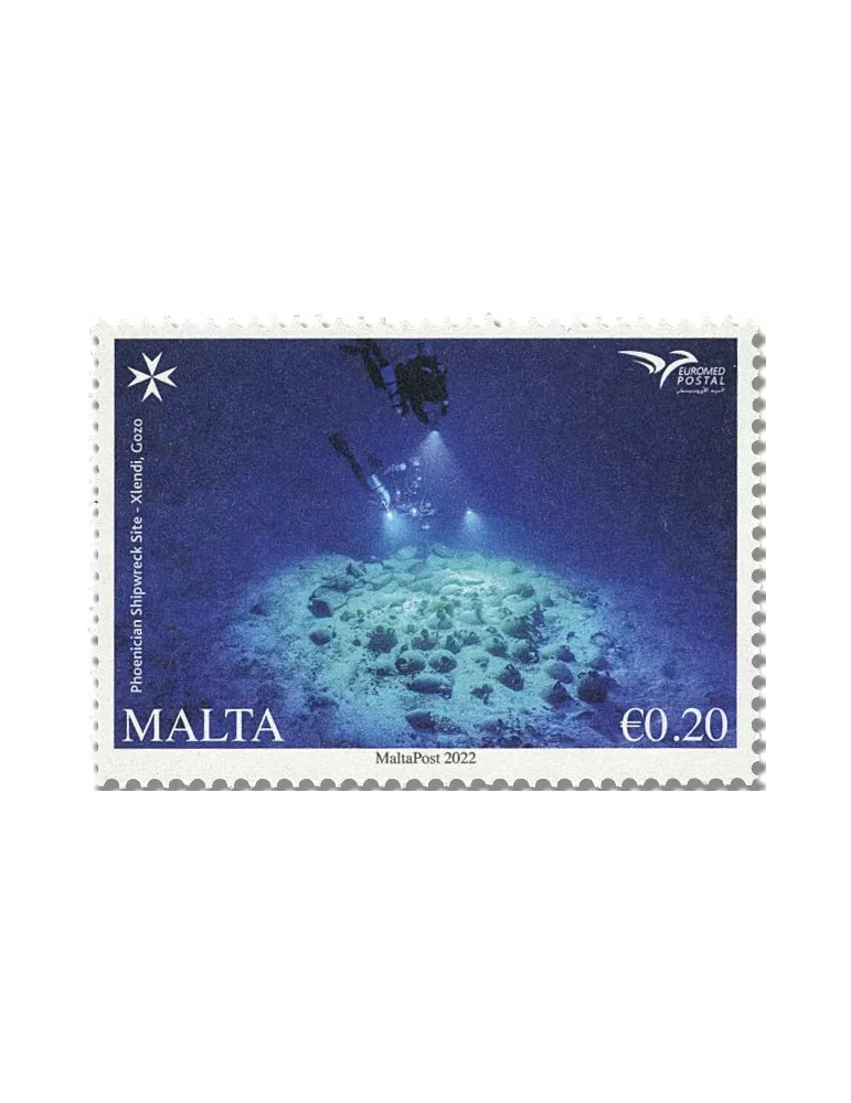 n° 2092/2093 - Timbre MALTE Poste