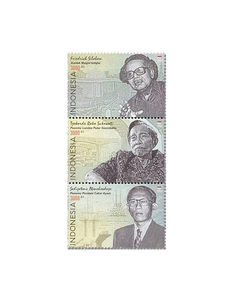 n° 3098/3100 - Timbre INDONESIE Poste